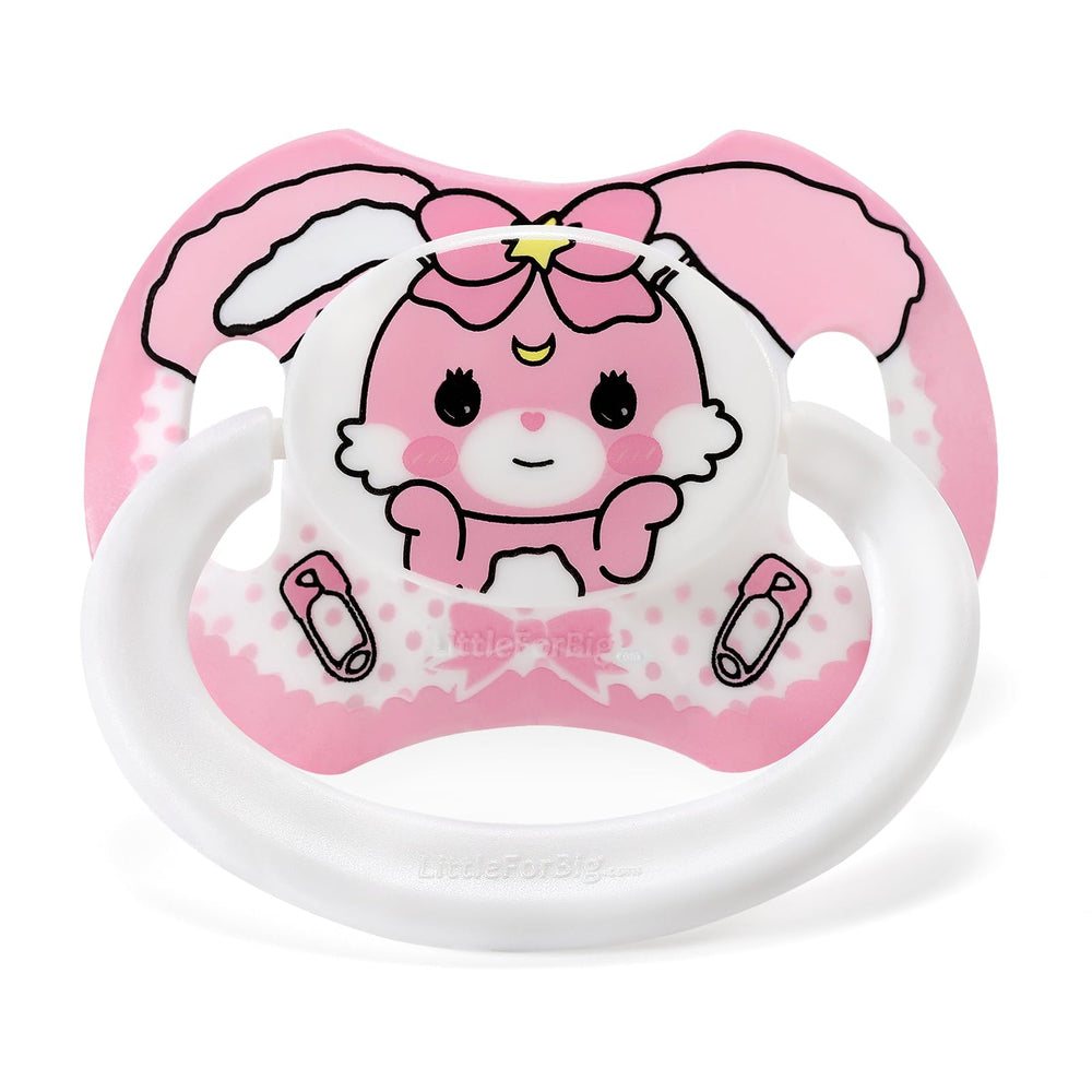 LittleForBig BigShield Gen-II Usagi printed pacifier for adults with soothing charm.