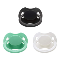Littleforbig Bigshield Gen-II black pacifier front view for soothing comfort