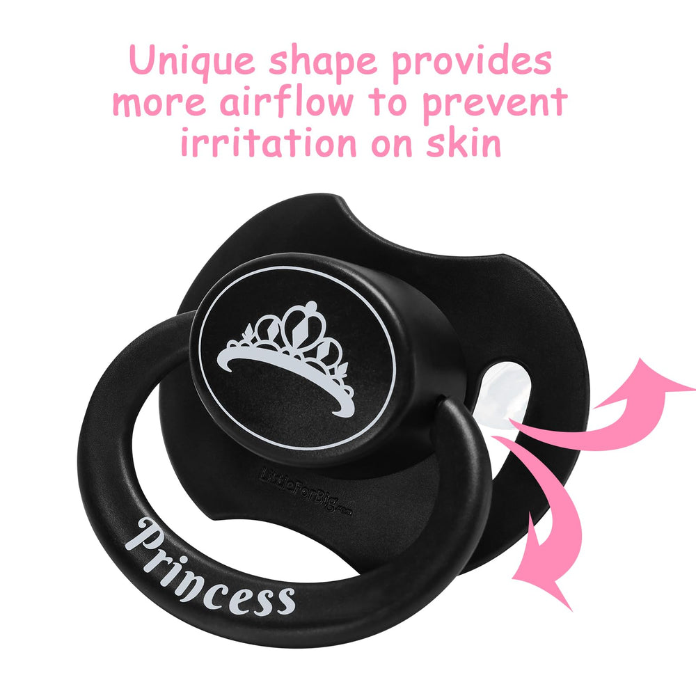 Littleforbig Bigshield Gen-II pacifier with clear silicone nipple for smooth feel