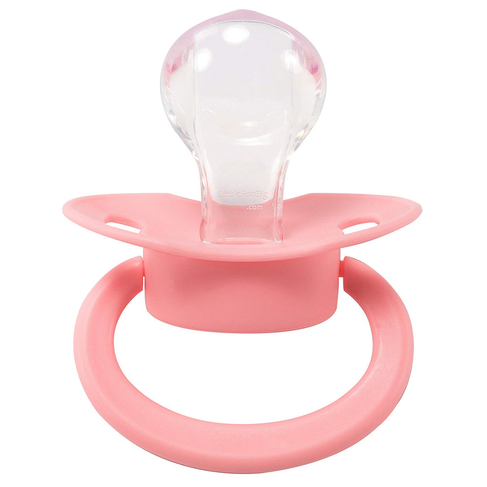 LittleForBig Bigshield Gen-II pacifier lavender—ergonomic design for gentle gum support.