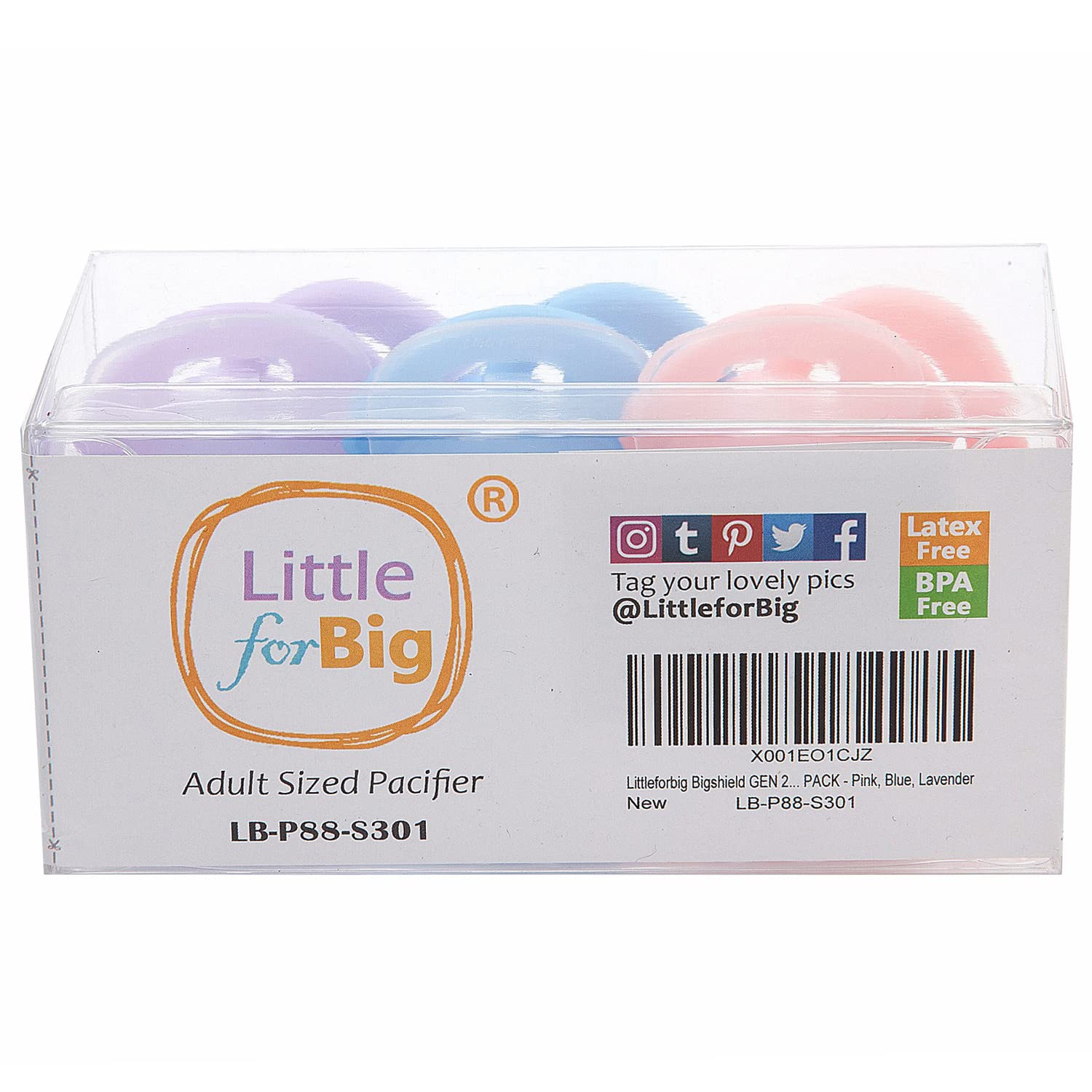 LittleForBig Bigshield Gen-II shield—ergonomic shape reduces pressure on tiny gums.