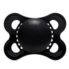 Littleforbig Bigshield Gen-3 Black teat closeup showing soft silicone nipple for gentle soothing