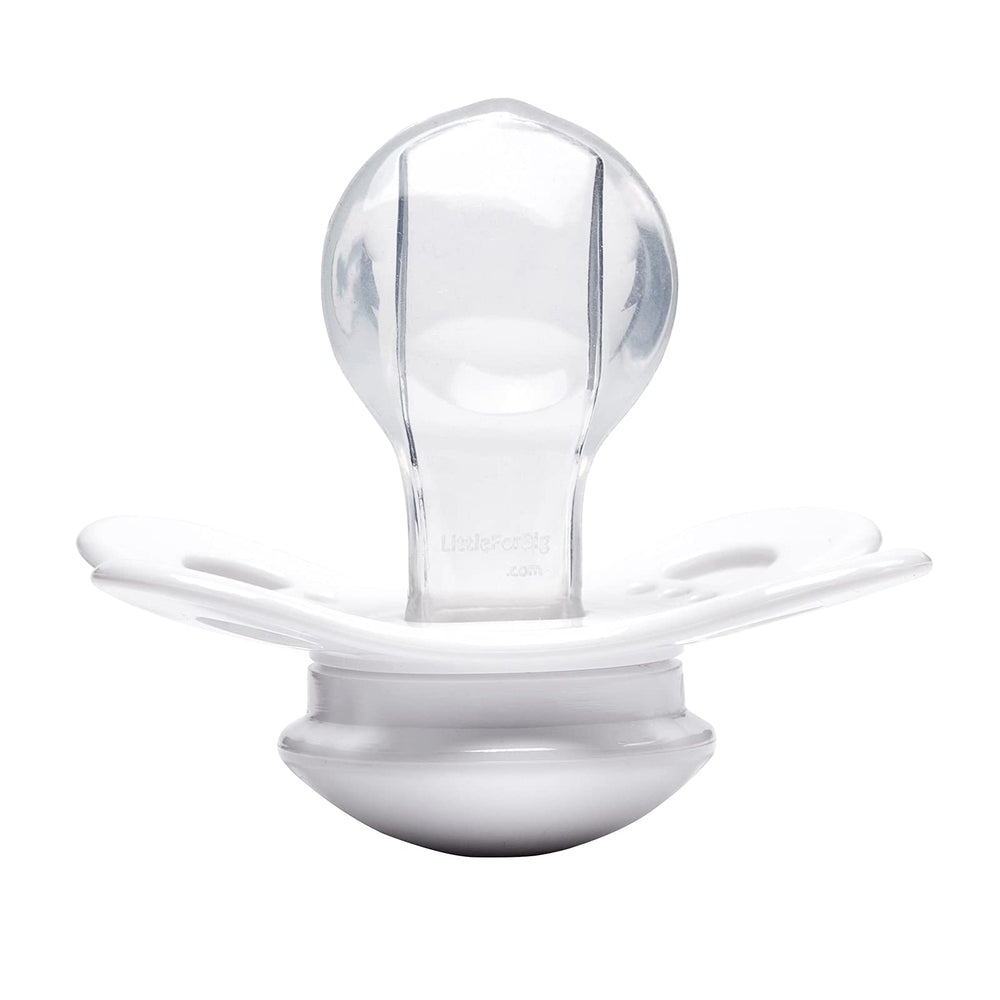 LittleForBig BigShield Gen-3 dust cap image highlights hygiene cap keeps pacifier clean.