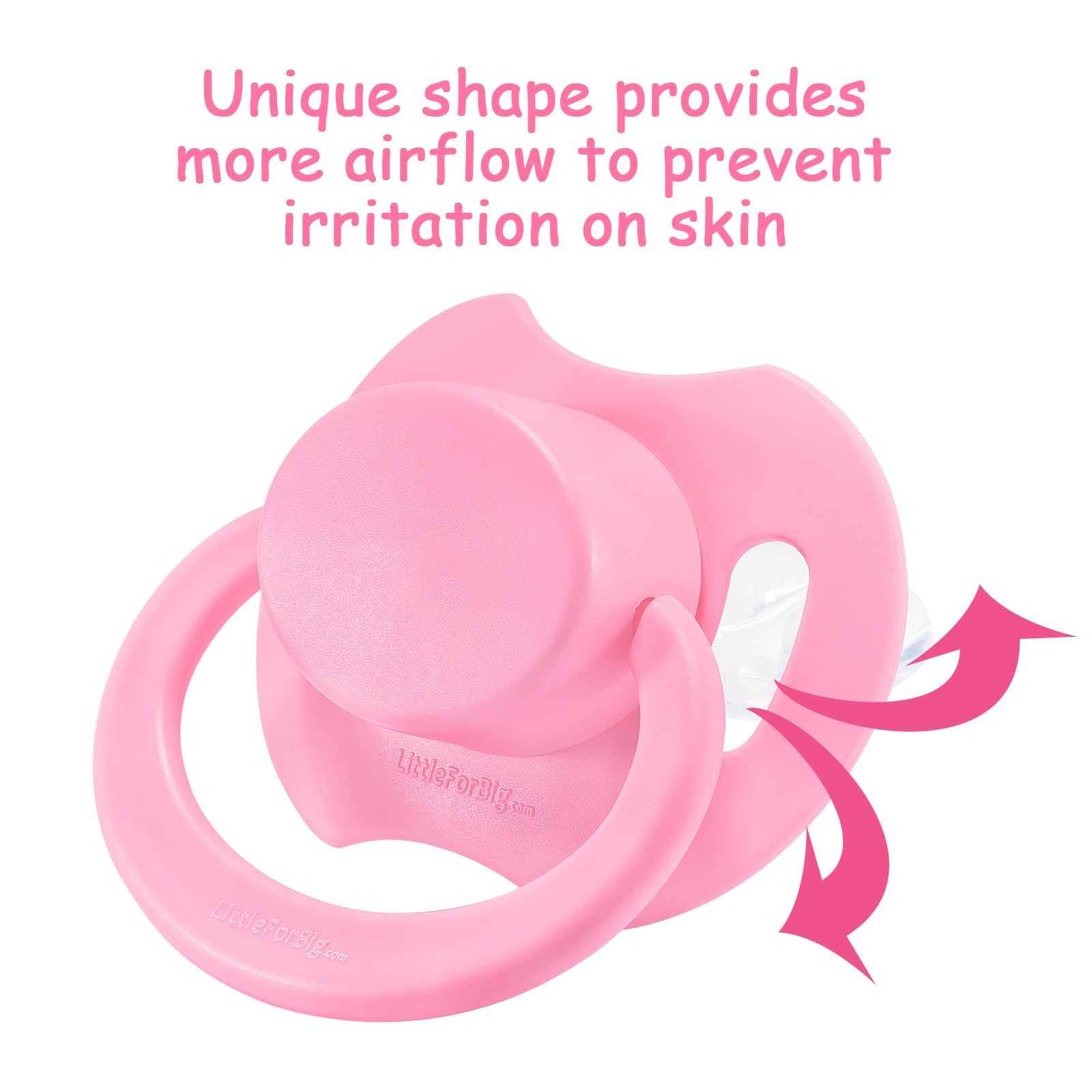 Littleforbig Bigshield Generation-II Rosy button close-up illustrates easy DIY decoration option.