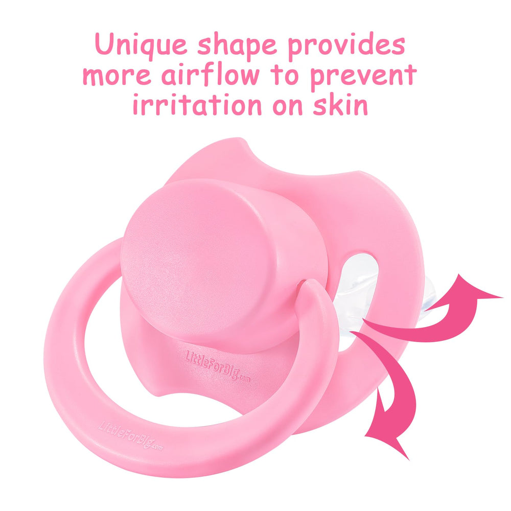 Littleforbig Bigshield Generation-II Rosy button close-up illustrates easy DIY decoration option.