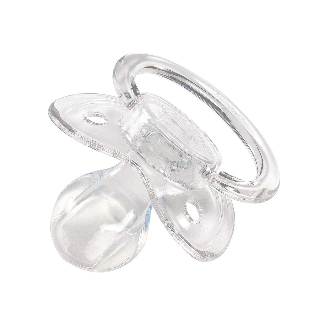LittleForBig BigShield large shield in transparent shade demonstrates secure fit.