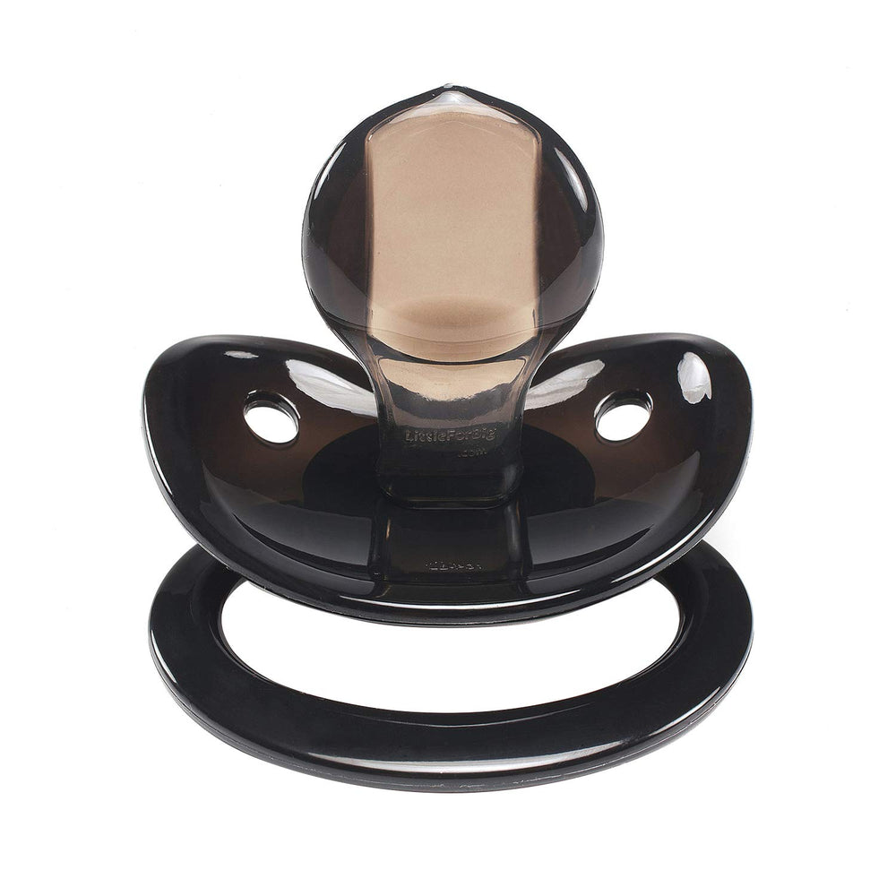 LittleForBig BigShield crystal gloss pacifier close-up highlighting candy gloss design.