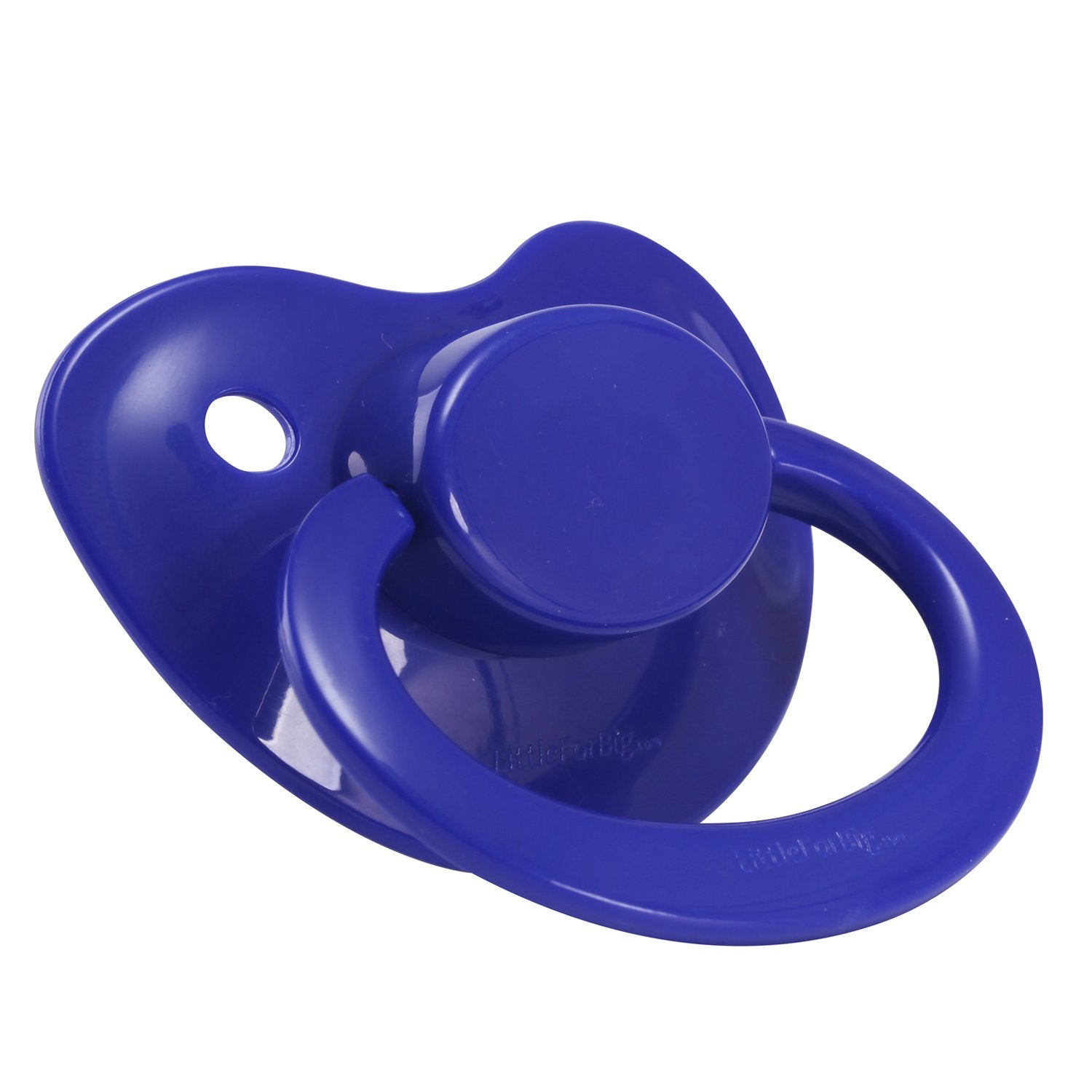 LittleForBig BigShield yellow pacifier close-up for gentle mouthfeel and sensory comfort