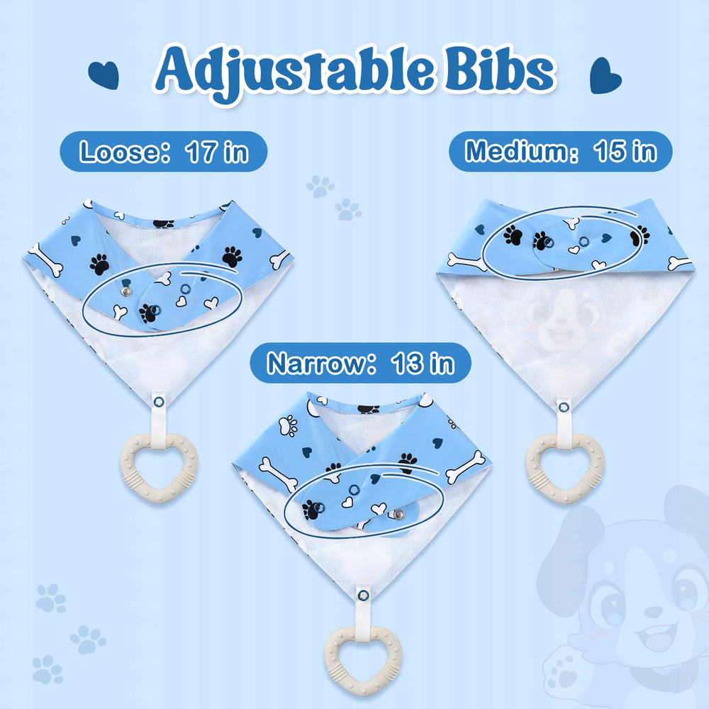 Littleforbig cartoon puppy design Little Blue adds playful charm.