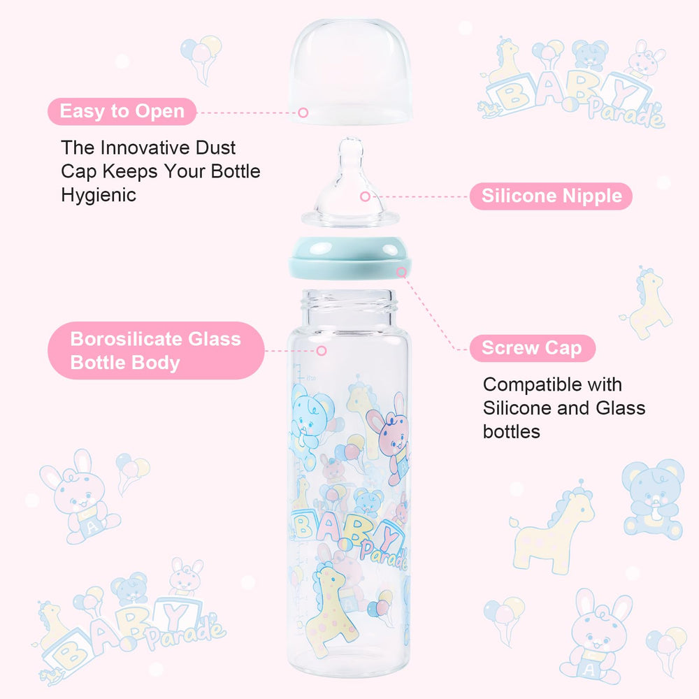 LittleForBig dust cap keeps bottle clean during transport and between uses.