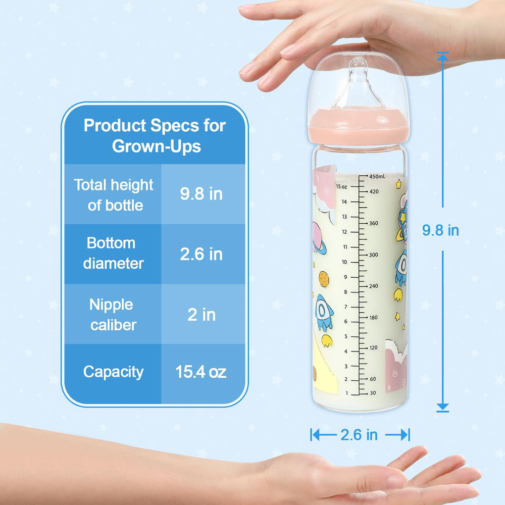 LittleForBig fast-flow nipple assembly demonstrates smooth sipping with vented design.