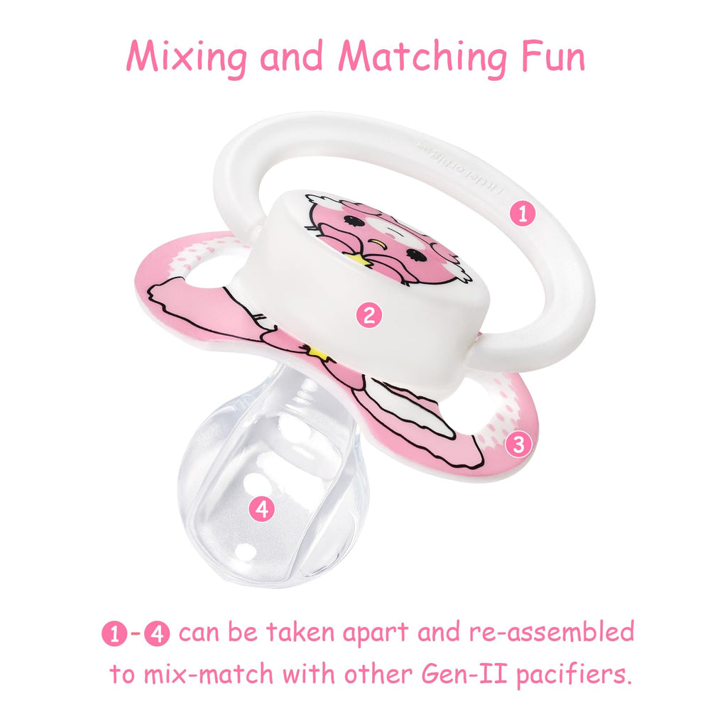 LittleForBig Gen-II clear nipple provides natural feel and visibility.