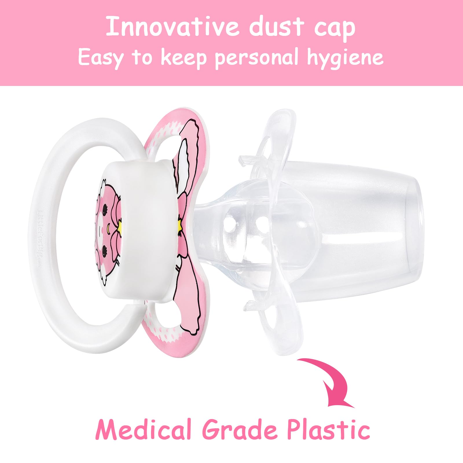 LittleForBig Gen-II DIY decoration button enables easy personalization.