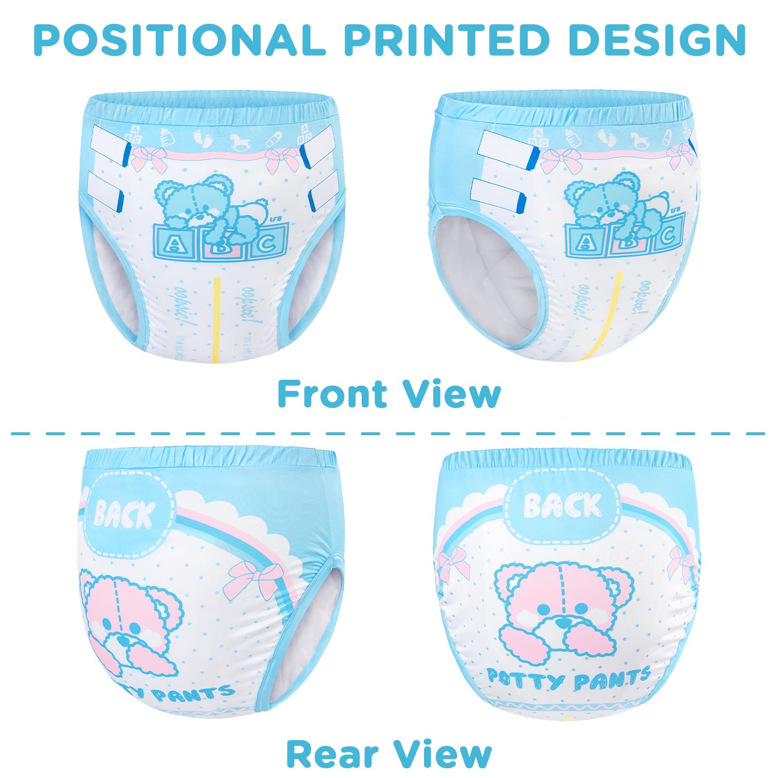 LittleForBig inner cotton layer closeup emphasizes breathable comfort next to skin.