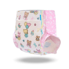 Littleforbig Baby Cuties print detail emphasizes gender-neutral pastel artwork.