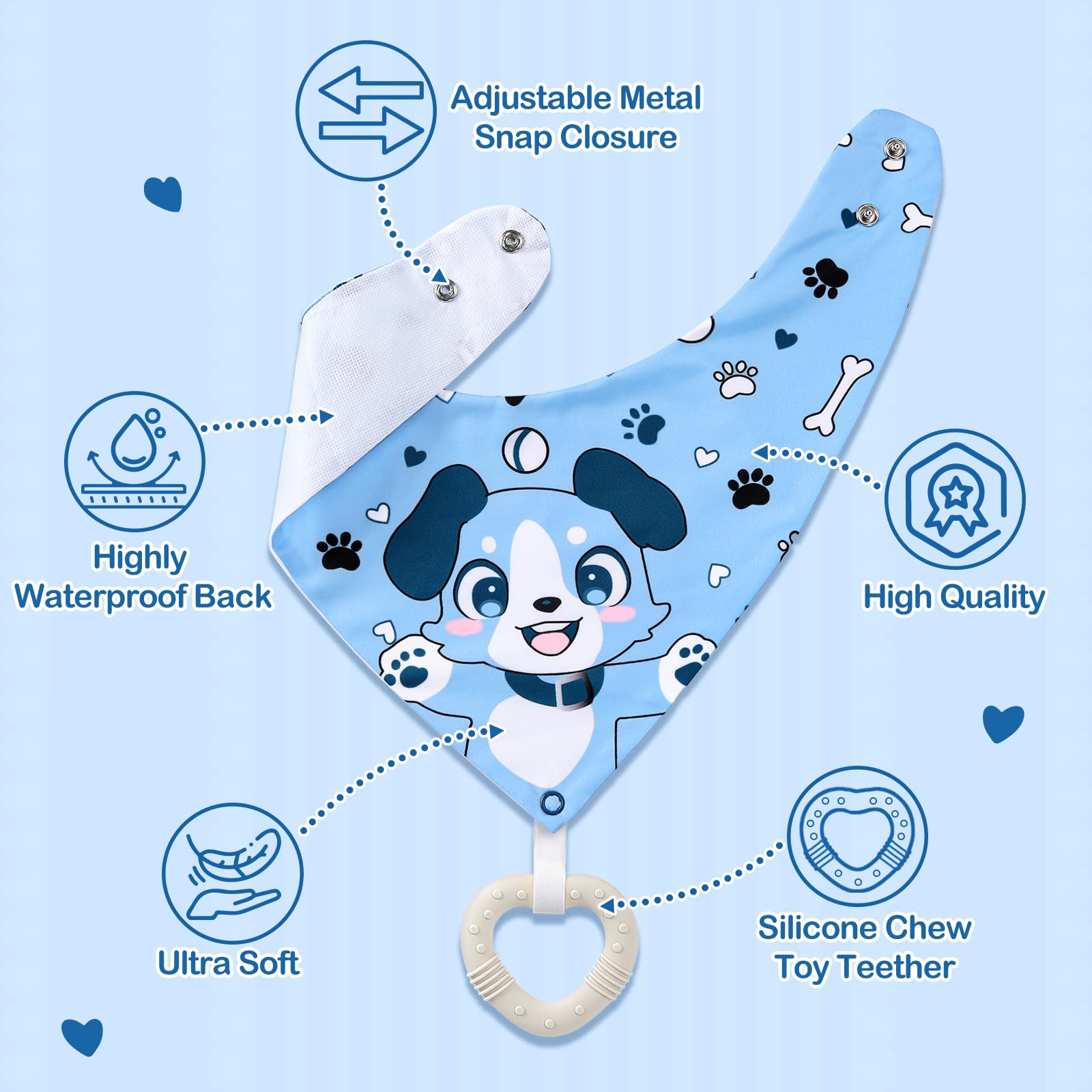 Littleforbig silicone biscuit teether BPA-free for comfortable chewing.
