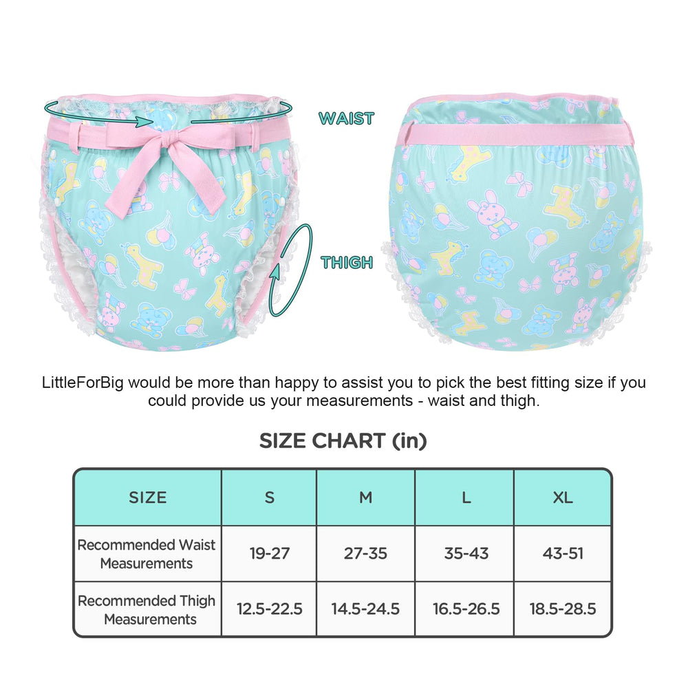Littleforbig Silky Adult Ribbon Omutsu wrap care guide image highlights cold wash and air dry.