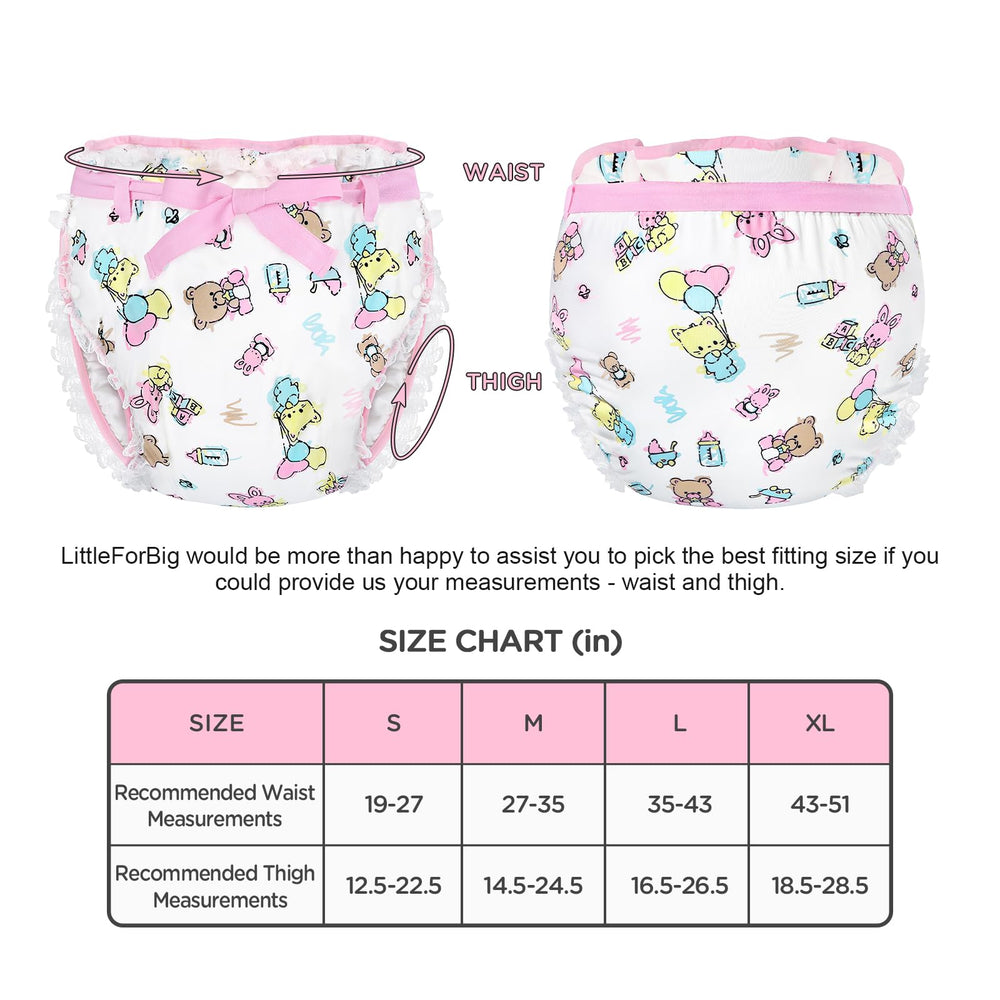 Littleforbig Silky Omutsu wrap size chart image shows sizing guidance.