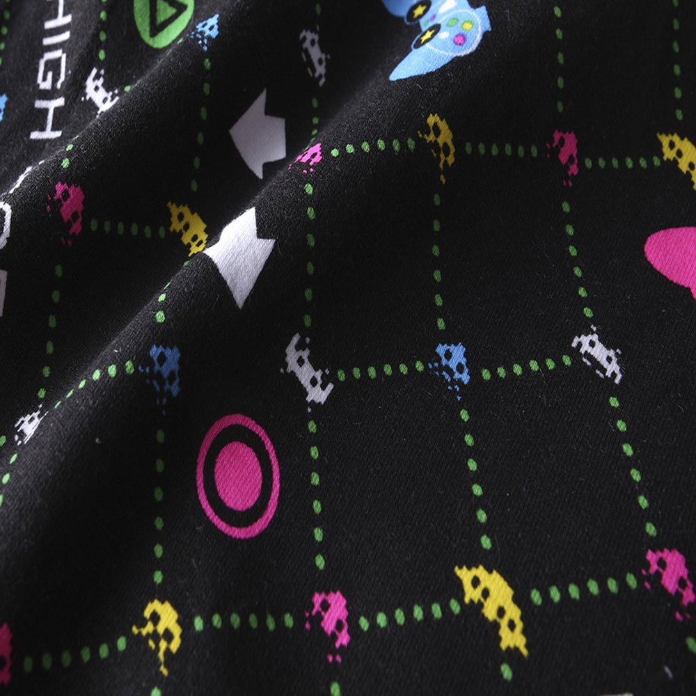 Littleforbig two-pack with colorful gamer and princess hearts prints