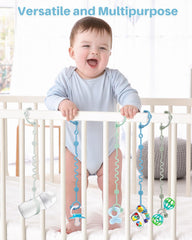 LittleHugs adjustable toy strap buckle offers a customized fit for various baby items.