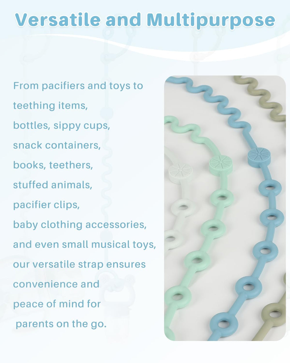 LittleHugs easy-clean silicone makes sanitizing quick after meals or travel.