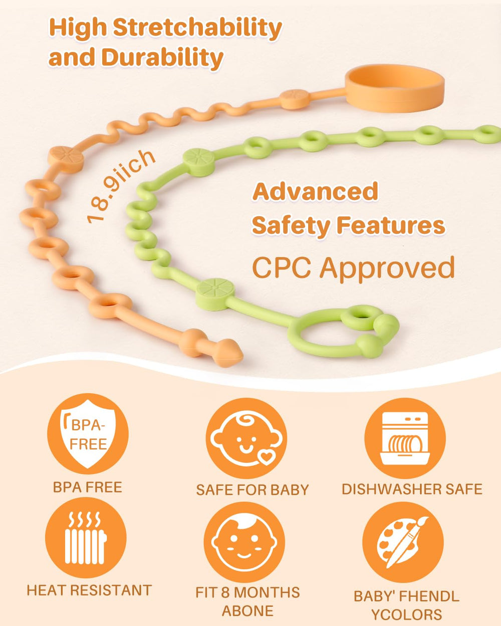 LittleHugs Toy Straps car-seat-accessory keeps toys within reach on rides.