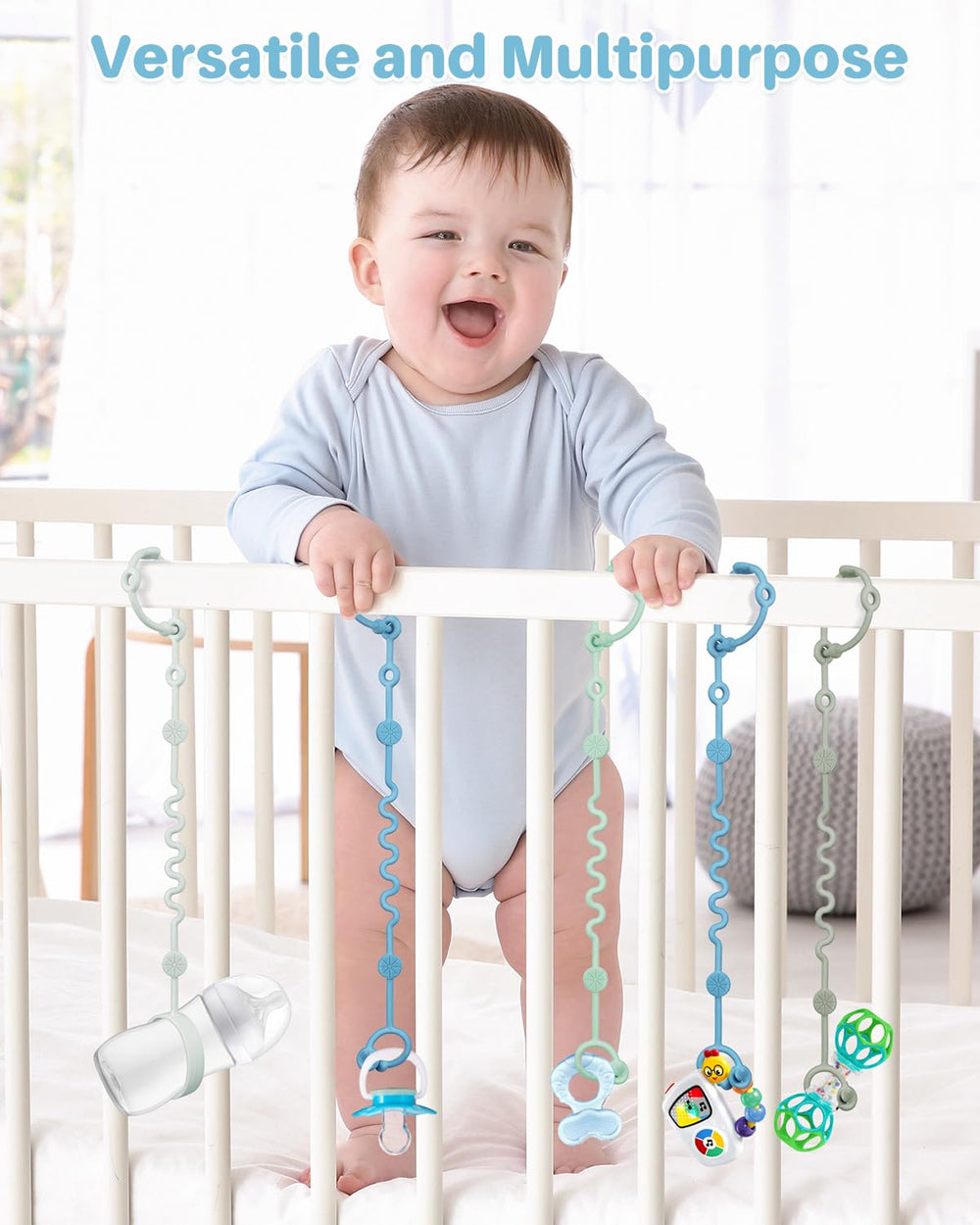 LittleHugs car-seat toy strap deters drops on car trips