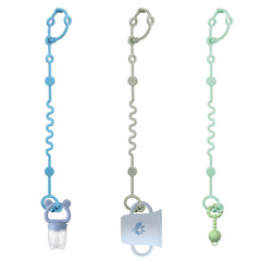 LittleHugs toy straps attached to stroller-attachment for secure baby play on the go
