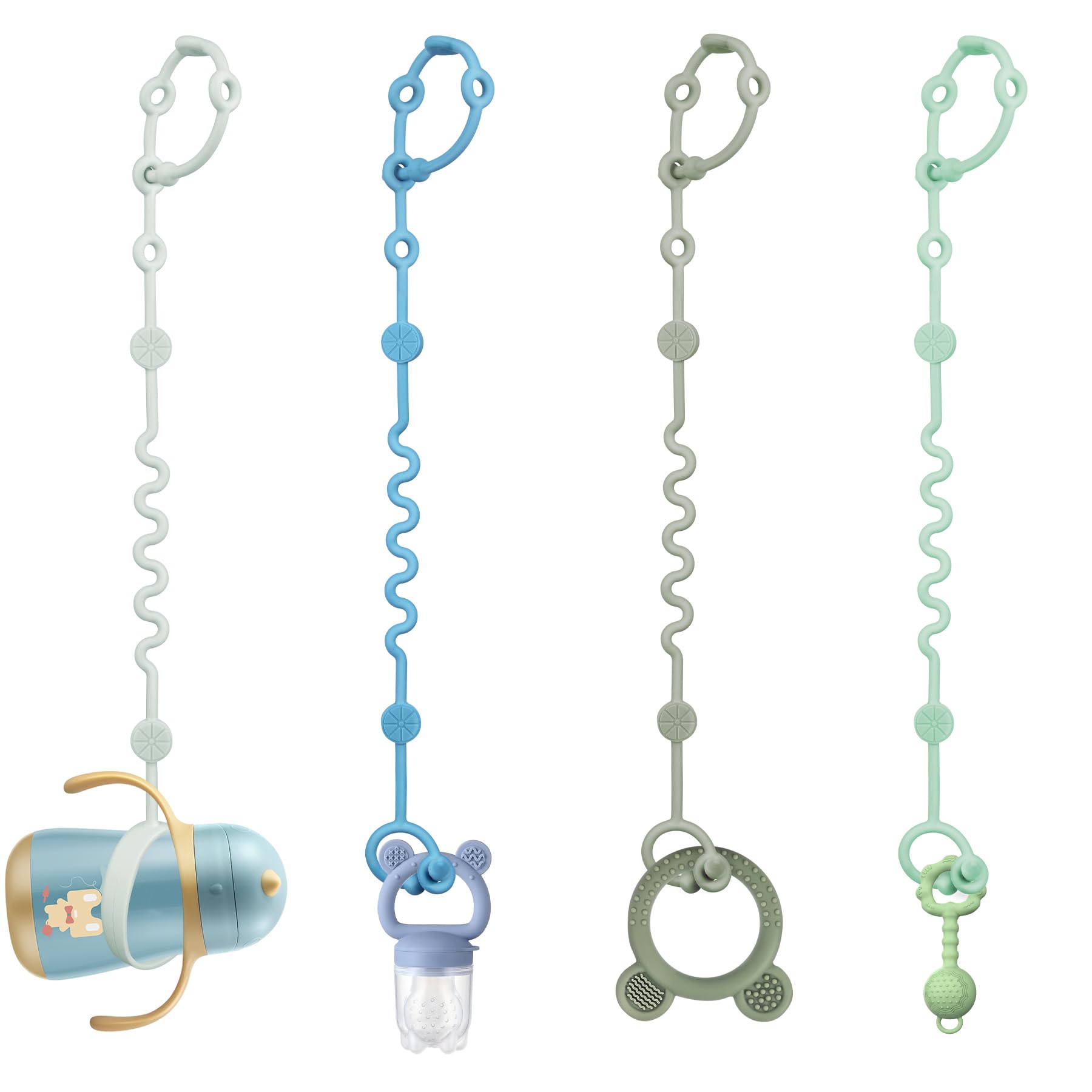 LittleHugs toy straps stroller bundle secure toys during walks and travel.
