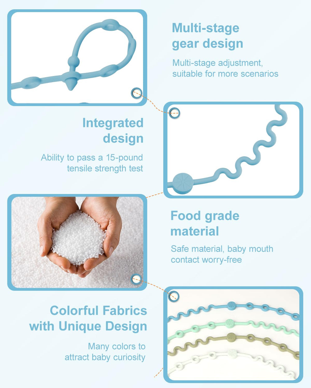 LittleHugs travel baby accessory set keeps essentials within arm's reach.