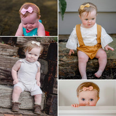 LittleJoJo gray leopard velvet bow headband; gentle fit with durable, plush fabrics.