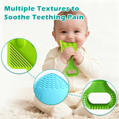 LittleLamb teether texture marks highlighting bite-friendly surfaces for chewing.