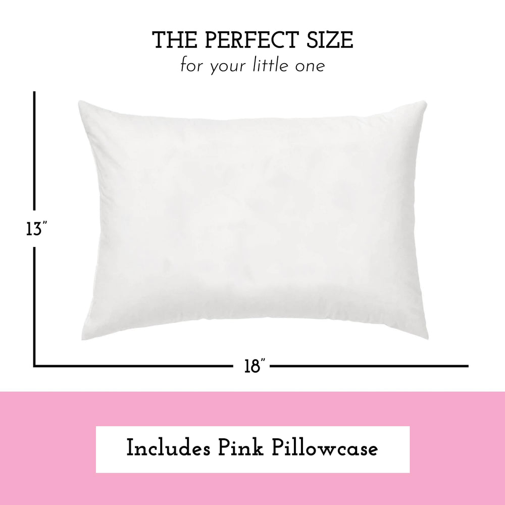 Little Sleepy Head pillowcase in soft cotton for gentle washing and cozy nights.
