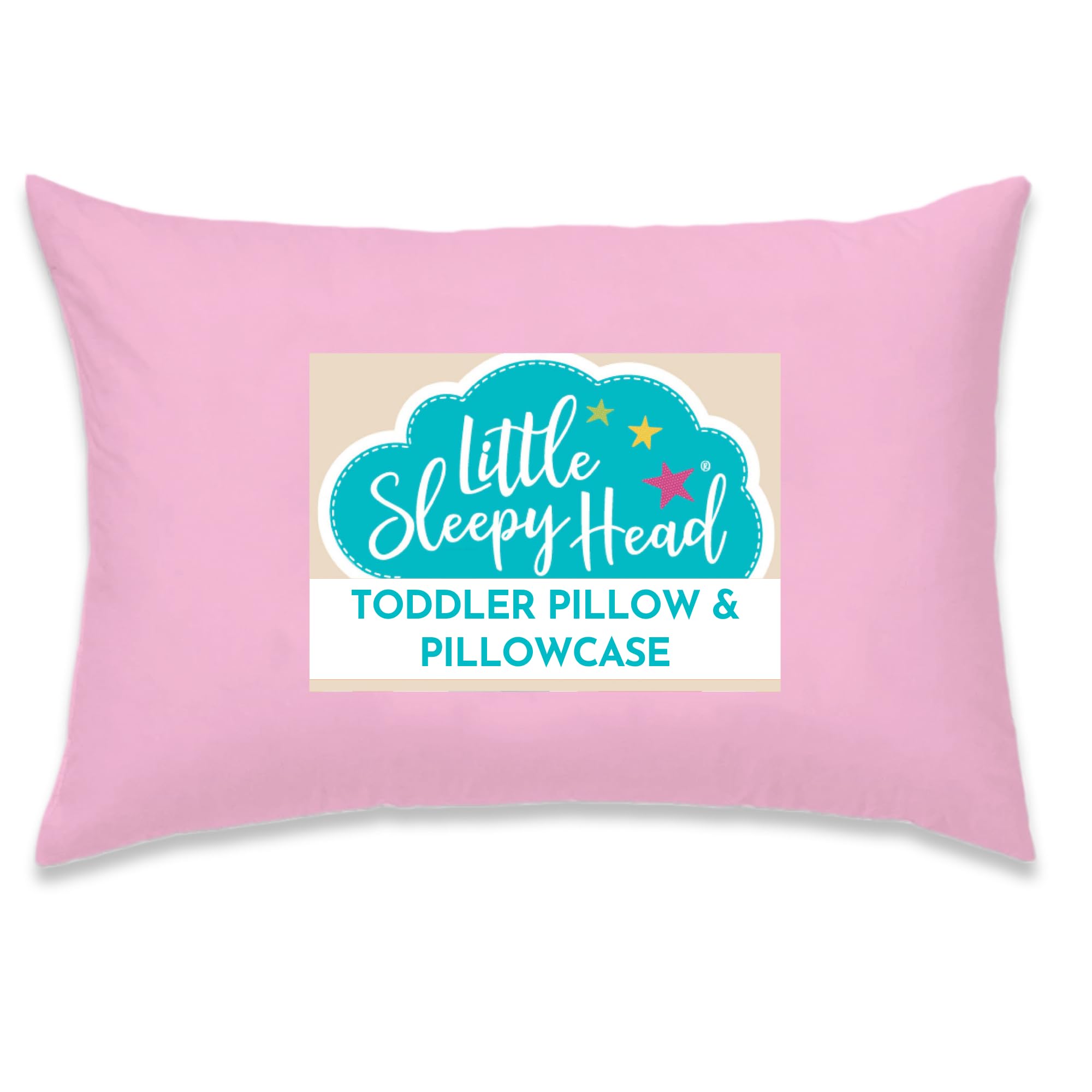 Little Sleepy Head toddler pillow 13x18 provides proper neck support for growing kids.