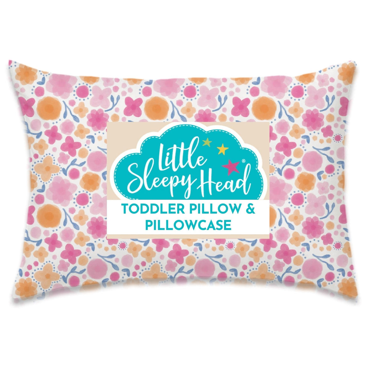Little Sleepy Head toddler pillow 13x18 with ergonomic neck support for growing kids