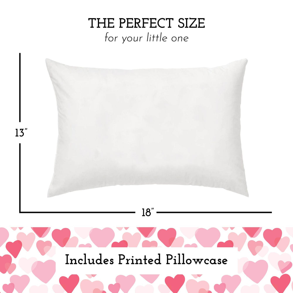 Little Sleepy Head pillowcase on 13x18 pillow, soft 100% cotton