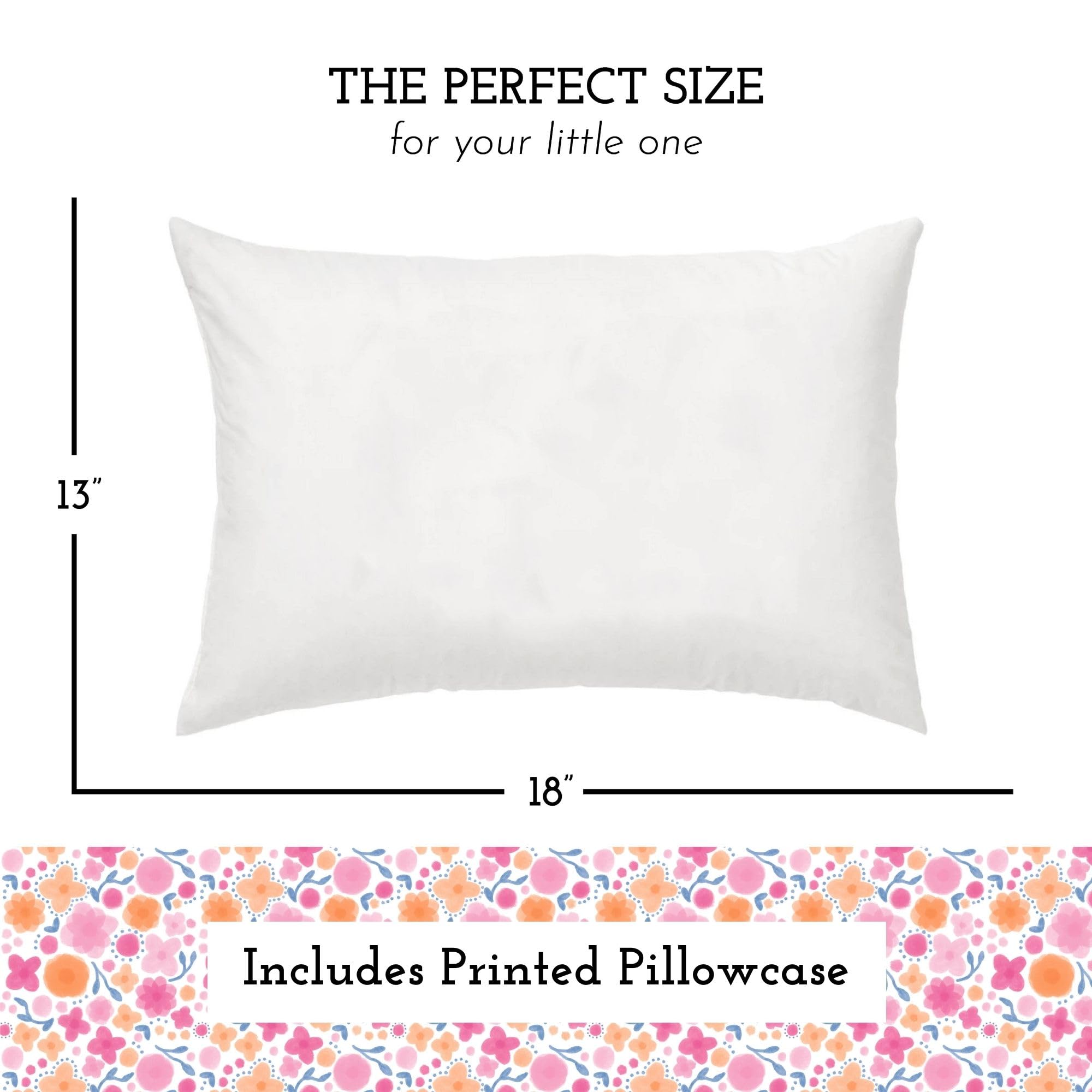 Little Sleepy Head toddler pillowcase soft cotton ensures gentle skin and easy washing
