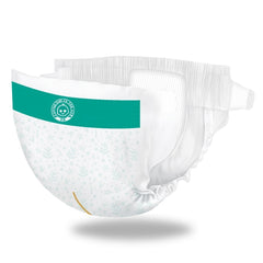 Little Toes diaper core absorption close-up highlighting fast wetness pull-away.