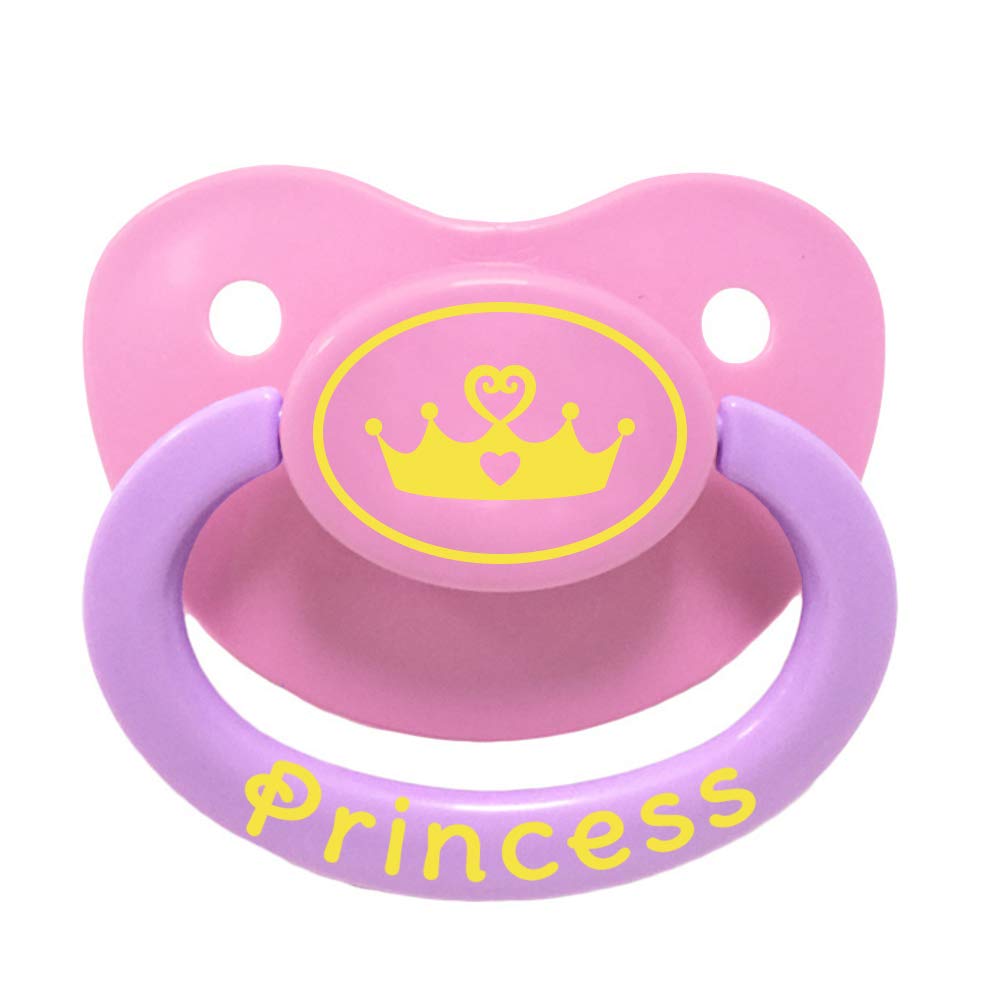 Littletude big-sized pacifier Princess design with large teat and shield for comfortable fit