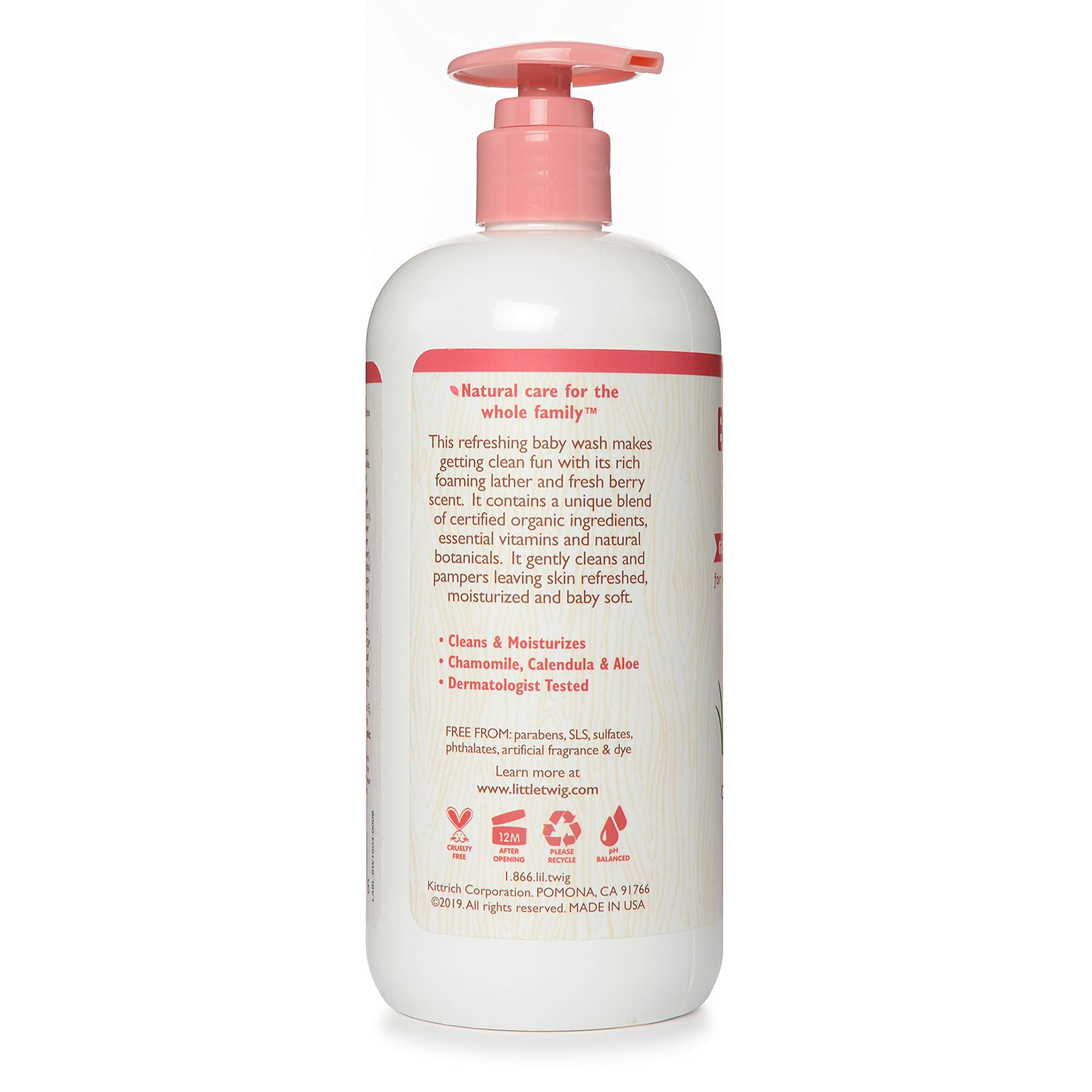 Little Twig foamy bath time wash shows rich lather for easy rinsing.