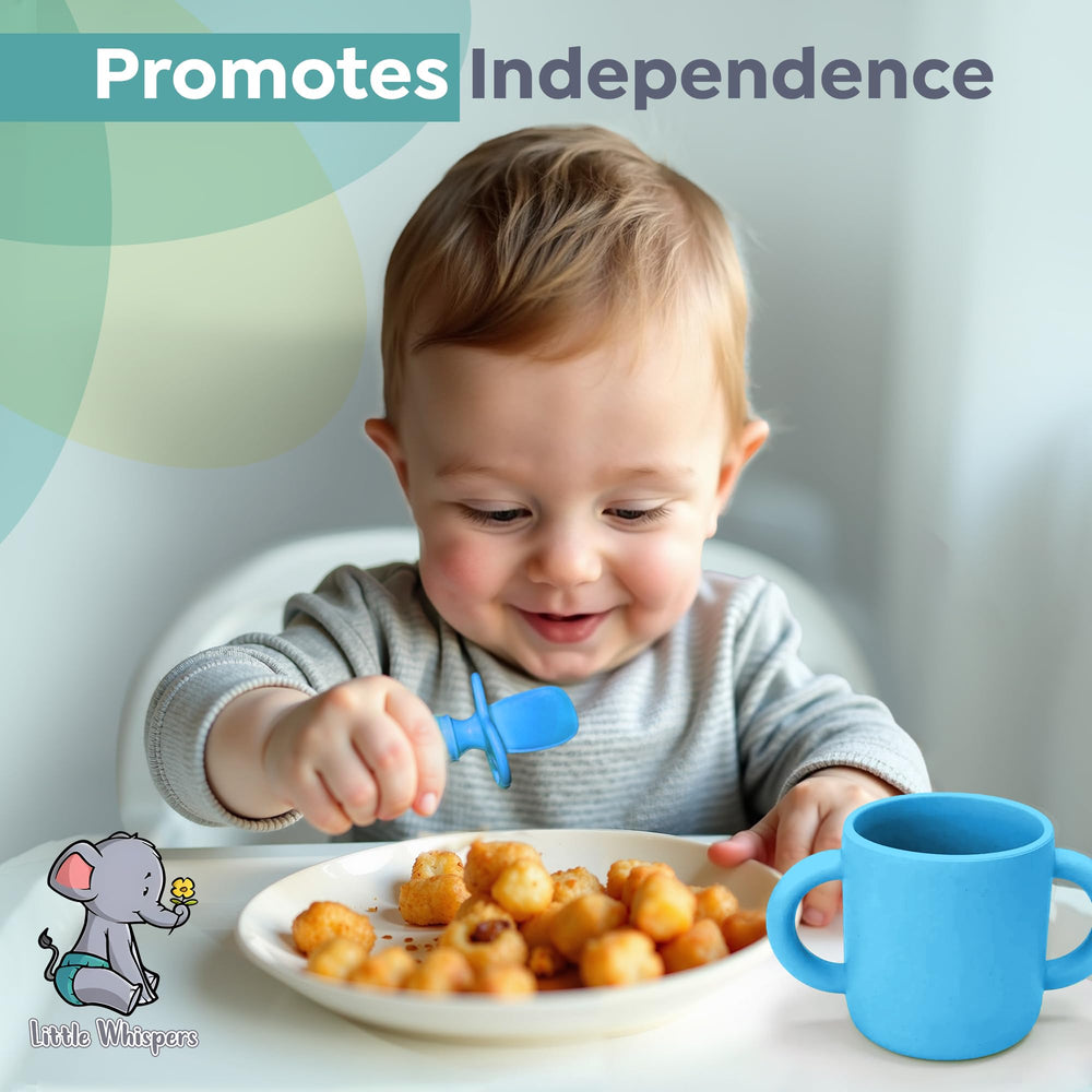 Little Whispers spoon with anti-choke guard for added safety
