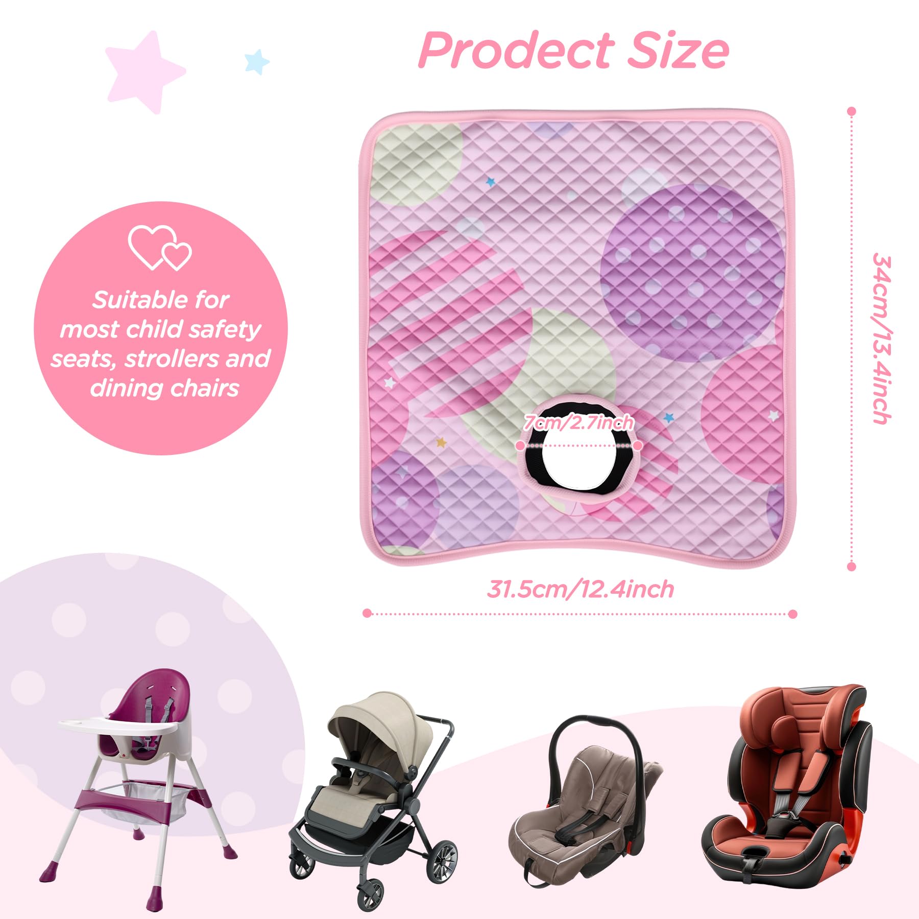 LITTOBEBE durable car seat protector reduces wear and tear on seats