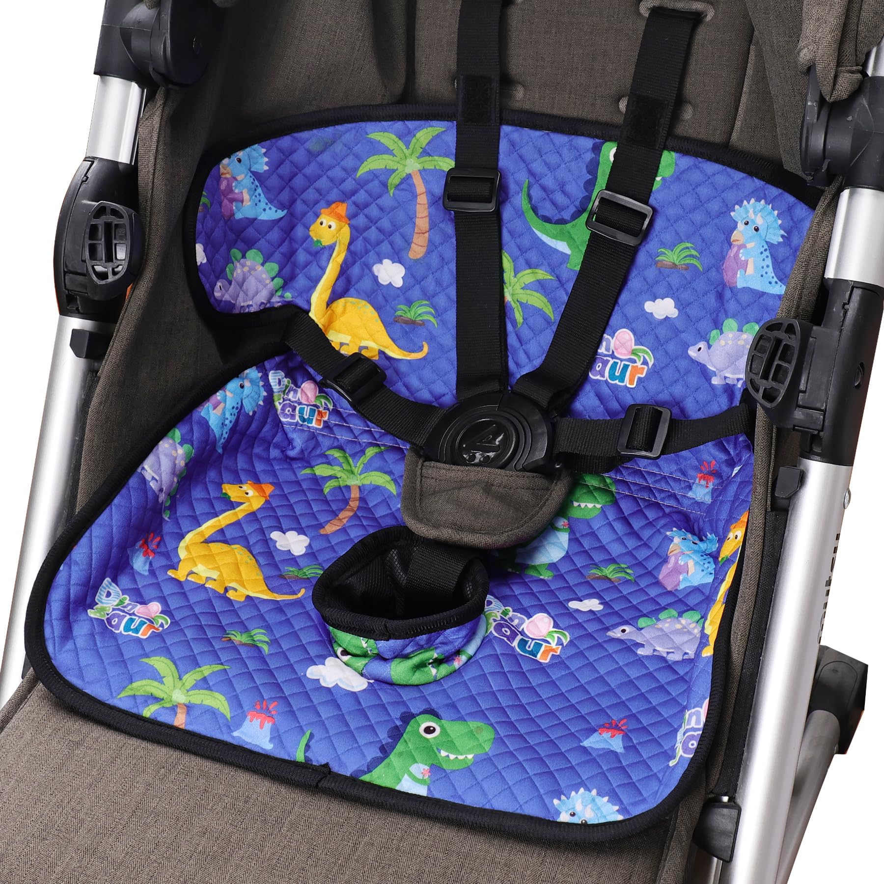 LITTOBEBE blue travel-use piddle pad keeps car clean on trips.