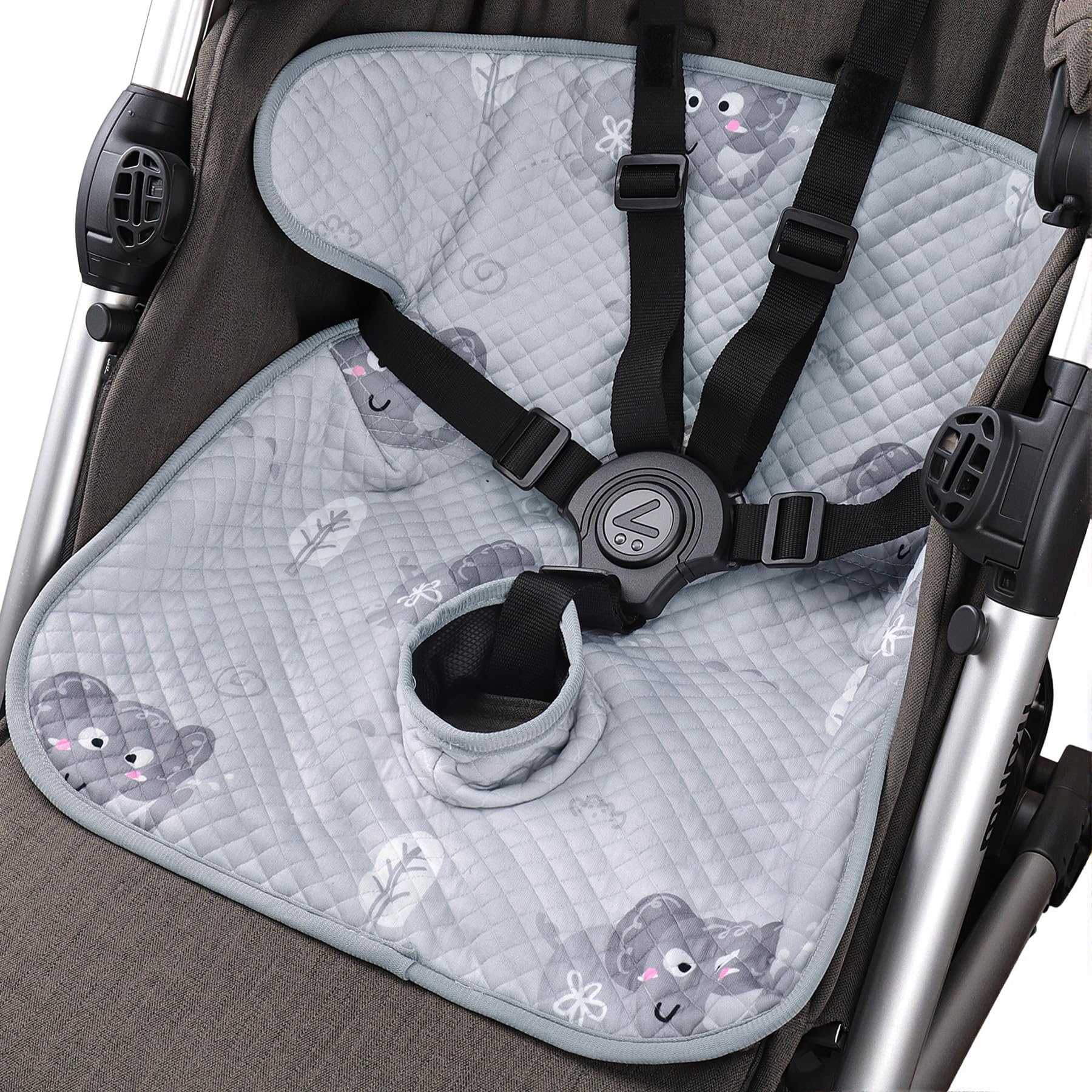 LITTOBEBE Piddle Pad dry-quick gray emphasizes fast drying after messes.