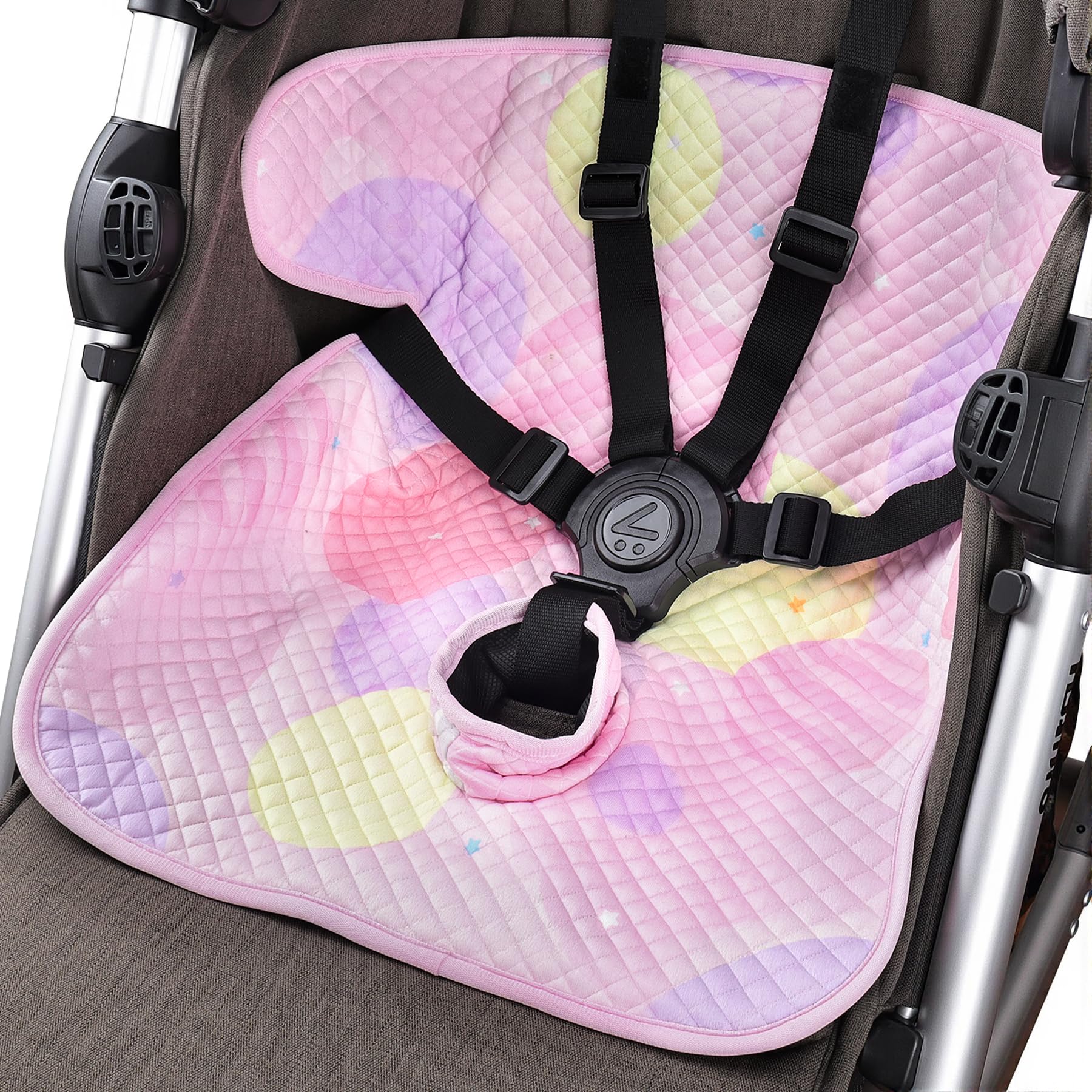 LITTOBEBE Piddle Pad pink color close-up highlighting cozy design