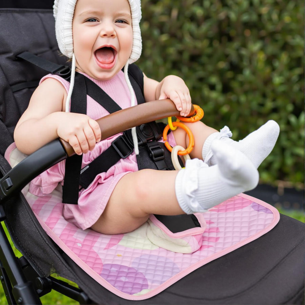 LITTOBEBE waterproof material close-up highlights spill protection for busy families
