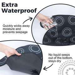 LITTOBEBE universal-fit-design fits most car seats and strollers.