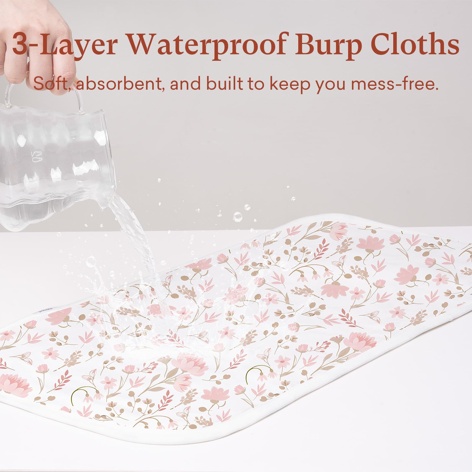 littogoose burp cloths provide full shoulder coverage for comfortable feeding