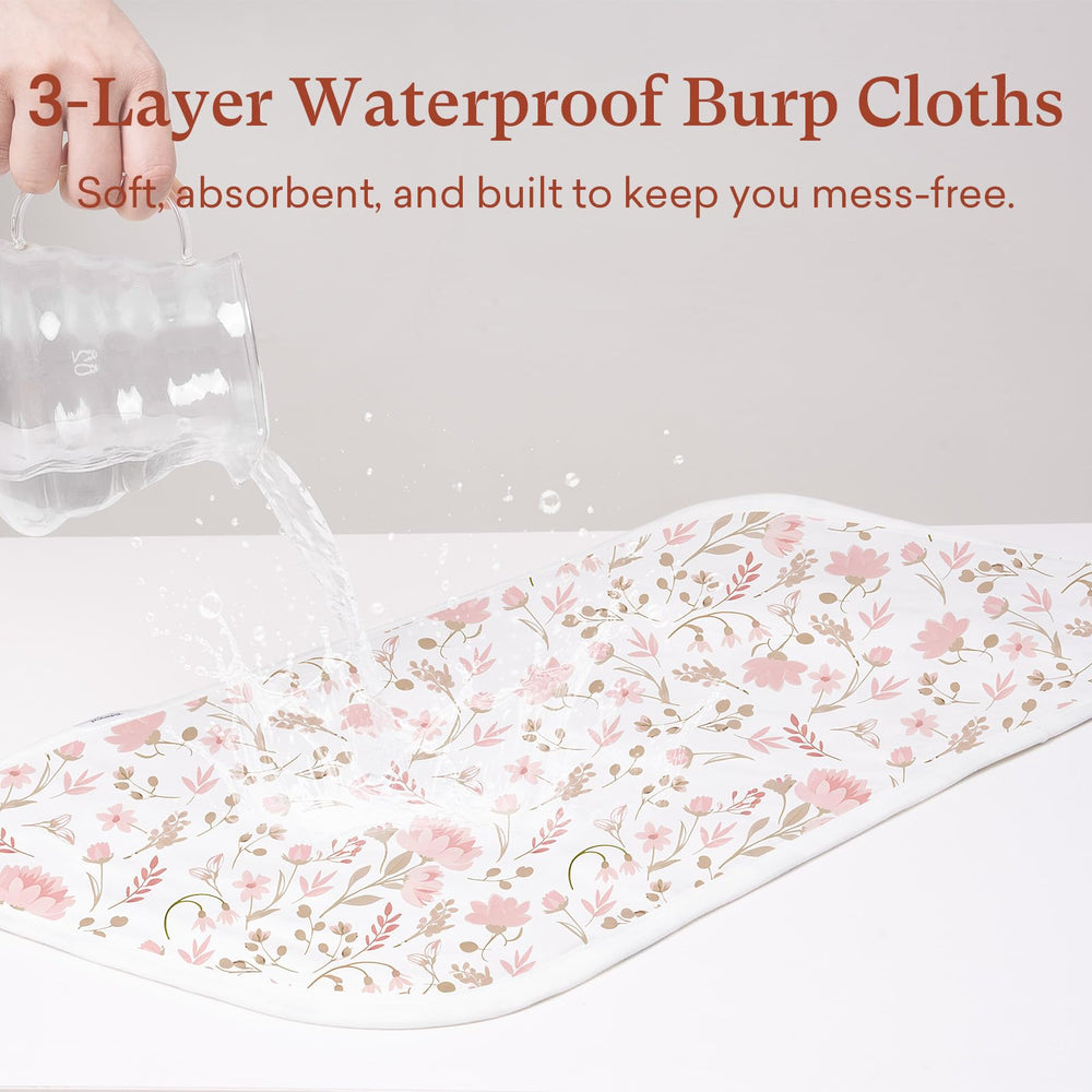 littogoose burp cloths provide full shoulder coverage for comfortable feeding