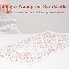littogoose burp cloths provide full shoulder coverage for comfortable feeding